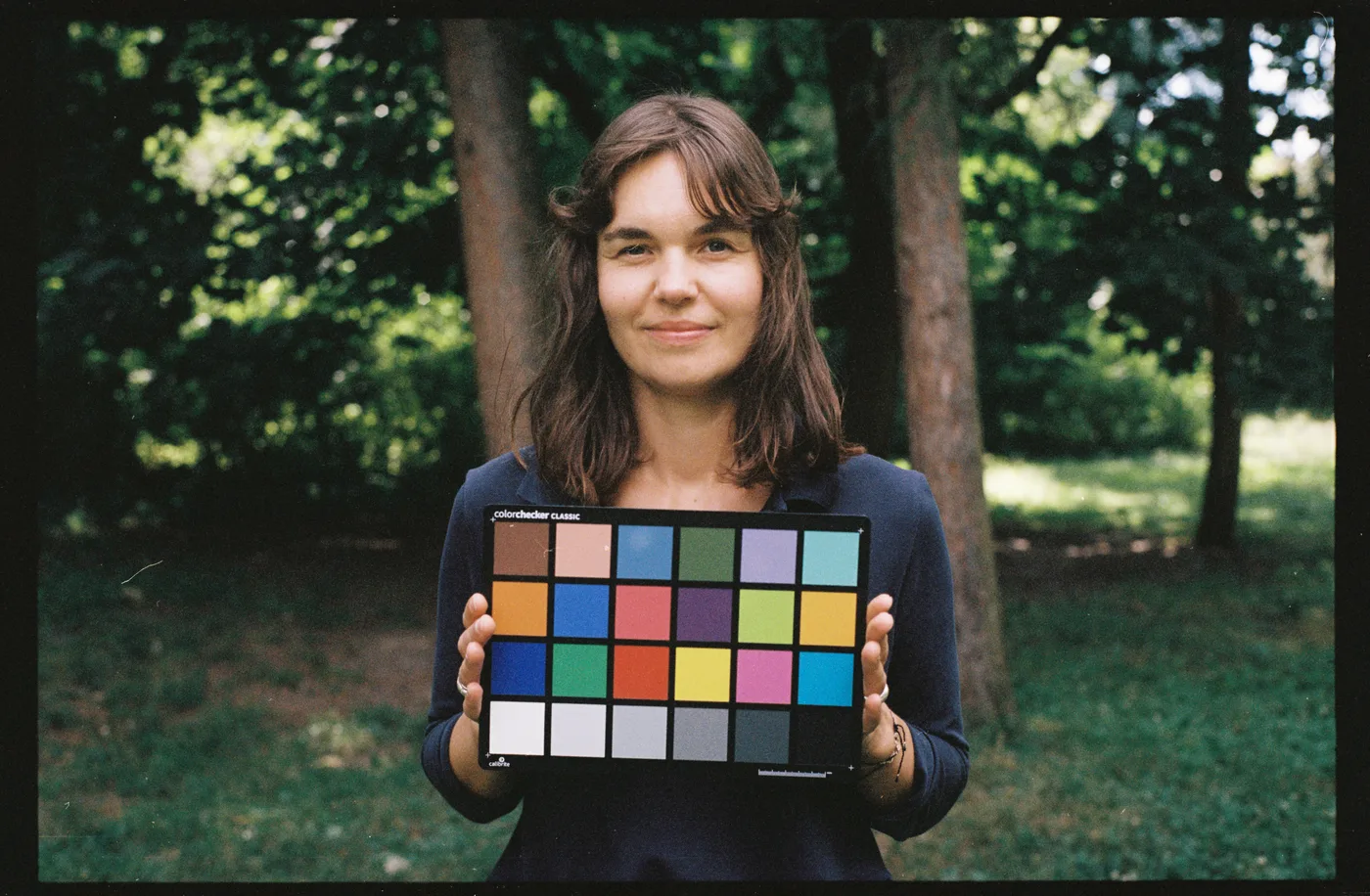 The same Portra 400 negative, developed by Trichroma Lab from the same raw.